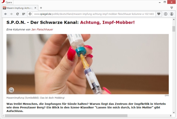 Impfkritikde Offener Brief An Spiegel Redakteur Jan Fleischauer